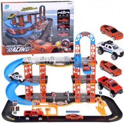 Piętrowy parking z windą i 4 pojazdami