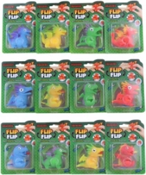 Gumowy smoczek 2w1 – figurka zwijana w jajko