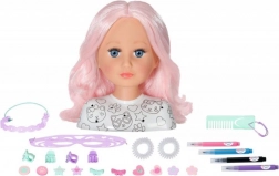 Baby Born kreatywna głowa do czesania 22 cm z akcesoriami