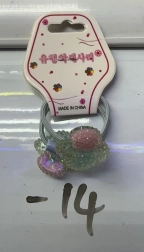 Zestaw gumek do włosów z motywem grzybów