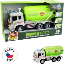 Cysterna napędzana bezwładnością ze światłem i dźwiękiem