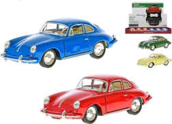 Metalowy model Porsche 356B Carrera 1:32 Kinsmart z napędem naciągowym