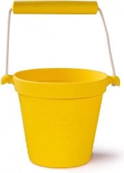 Silikonowe wiaderko plażowe BIGJIGS TOYS – żółte