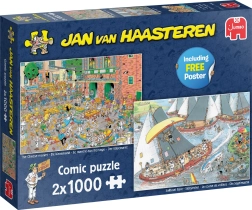 Puzzle JUMBO Jan van Haasteren – Tradycje holenderskie 2×1000 elementów