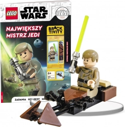 LEGO Star Wars Największy Mistrz Jedi – interaktywna książka z minifigurką Luke’a Skywalkera
