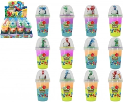 slime z sympatycznym dinozaurem Slimy