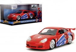 Metalowy model auta Porsche 911 GT3 RS Spider‑Man 1:32
