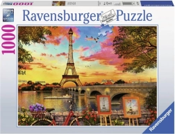 Puzzle Nad brzegiem Sekwany 1000 elementów RAVENSBURGER
