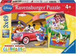 Puzzle RAVENSBURGER KLUB PRZYJACIÓŁ MYSZKI MIKI 3×49 elementów