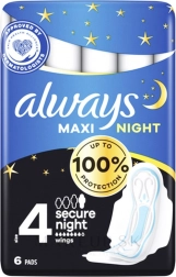 Always Classic Night Maxi podpaski higieniczne 6 szt.