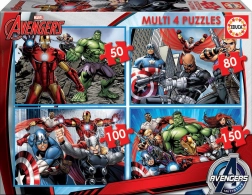 Educa Dziecięce Puzzle Avengers 4w1