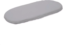 Prześcieradło Jersey do wózka New Baby szare 35 × 75 cm
