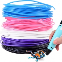 Zestaw wkładów do długopisu 3D – 5 kolorów – Wariant B