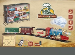 Elektryczna kolejka 25 elementów ze światłami i dźwiękami