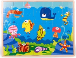 Drewniane puzzle Ocean TOP BRIGHT 35 elementów