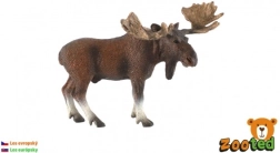 Plastowa figurka łoś europejski 13 cm