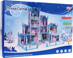 Zimowa willa dla lalek z akcesoriami