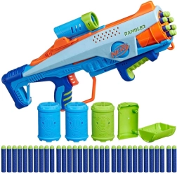 Nerf Elite JR Rookie Pack – dziecięcy piankowy blaster z 32 strzałkami i tarczami
