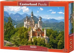Puzzle 500 elementów – widok na zamek Neuschwanstein