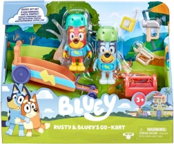 Figurki Bluey Gokart z 2 pieskami