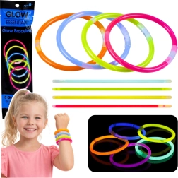 Fluorescencyjne świecące bransoletki do ciemności Neon Stick, 5 szt.