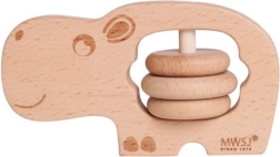 Drewniana grzechotka hipcio