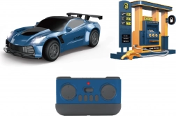 auto rc z efektami dymu i stacją paliw 22 cm