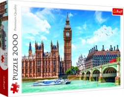 Puzzle 2000 elementów – Big Ben i most Westminsterski, Londyn – Trefl