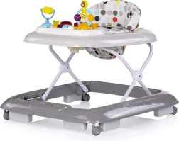 Interaktywne chodzik dla niemowląt Baby Steps Grey CHIPOLINO