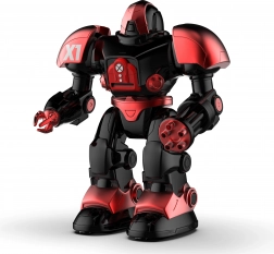 Robot zdalnie sterowany z wyrzutnią dysków