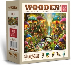Drewniane puzzle Wooden City Grzybowe królestwo cudów 1010 elementów
