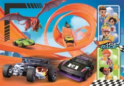Puzzle Hot Wheels 104 elementy Super Kolor
