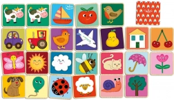 Drewniane pexeso Zwierzęta na farmie