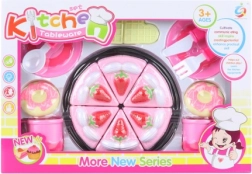 Zestaw do krojenia tortu z naczyniami dla dzieci