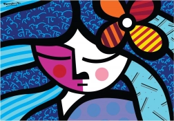 Puzzle Dziewczyna z kwiatem 1000 elementów BLUEBIRD