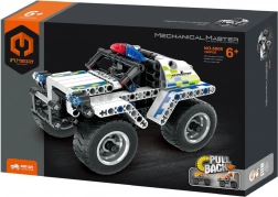 Klocki iM.Master policyjny samochód z napędem typu pull-back, 199 elementów