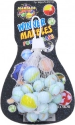 Szklane kulki do gry w dołek Marmur