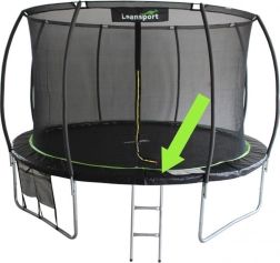 Osłona sprężyn do trampoliny Sport Max 6 ft, czarno‑zielona