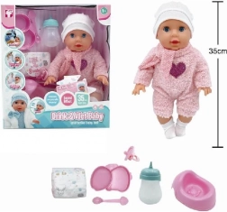 lalka 35 cm pije i siusia Tosia z akcesoriami