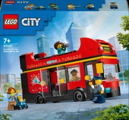 Lego City czerwony piętrowy autobus