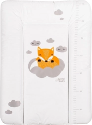 Miękka mata do przewijania New Baby Lis 70 × 50 cm biała