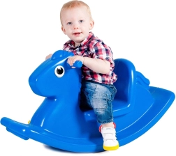 Little Tikes Koń na biegunach – niebieski 1 szt.