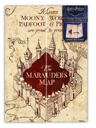 Harry Potter liniowany notes Huncwocka Mapa A5 Magical Locations