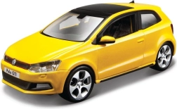 Metalowy model auta BBURAGO 1:32 – VW Polo GTI (żółty)