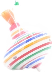 Kolorowy blaszany bąk 13,5 cm