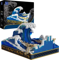 Pantasy Wielka fala u Kanagawy zestaw konstrukcyjny 1497 elementów