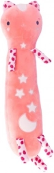 Przytulny pluszowy kocur Momomi świecący w ciemności 60 cm – ciemnoróżowy