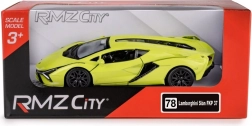 Metalowy model RMZ City Lamborghini Sian Hologram 1:39 zielony z otwieranymi drzwiami