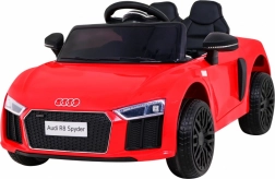Dziecięcy elektryczny samochodzik Audi R8 Spyder z pilotem, kołami EVA i LED