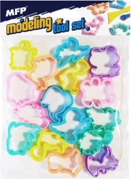 Plastowe wykrawaczki zwierzątka - zestaw 16 szt.